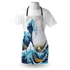 Oceanic Wave of Kanagawa Apron