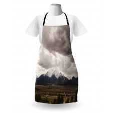 Mountains Colorado Gloomy Apron