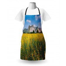 Sunhemp Flowers in a Meadow Apron