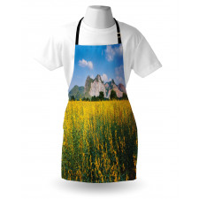 Sunhemp Flowers in a Meadow Apron