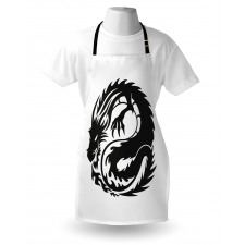 Serpent Belch Flames Apron