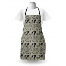 Vintage Adventure Art Apron