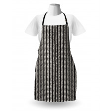 Tribal Style Abstract Lines Apron