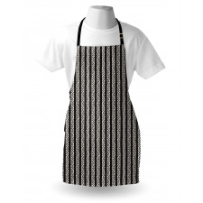 Tribal Style Abstract Lines Apron