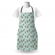 Animal and Tiny Hearts Apron