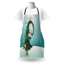 Christmas and Gnomes Apron