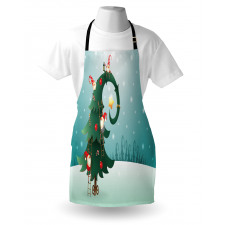 Christmas and Gnomes Apron