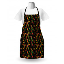 Dancing Women in Flag Hues Apron