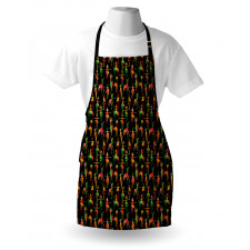 Dancing Women in Flag Hues Apron