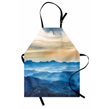 Blue Sea Cream Sky Apron