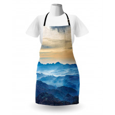 Blue Sea Cream Sky Apron