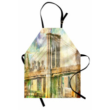 New York Brush Strokes Apron