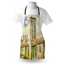 New York Brush Strokes Apron