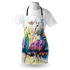 Modern Fine Art Paint Apron