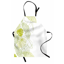 Monstera Leaf and Nature Apron