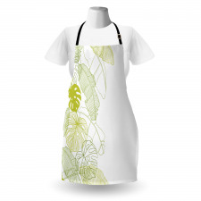 Monstera Leaf and Nature Apron