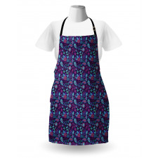 Paisley Teardrops Motif Apron