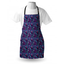 Paisley Teardrops Motif Apron