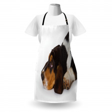 Innocently Lying Dog Apron