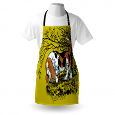 Hunting Dog Woods Apron