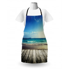 Weathered Beach Waves Apron