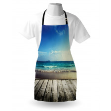 Weathered Beach Waves Apron