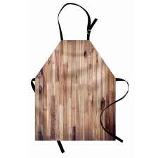 Aged Planks Pattern Apron