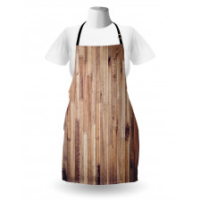 Aged Planks Pattern Apron