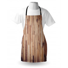 Aged Planks Pattern Apron