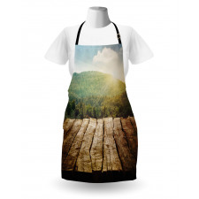 Mountain Side Landscape Apron