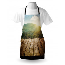 Mountain Side Landscape Apron