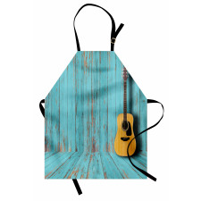 Guitar and Vintage Wall Apron