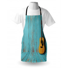 Guitar and Vintage Wall Apron