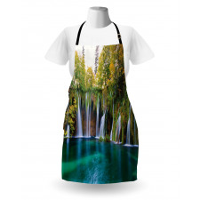 Many Small Waterfalls Photo Apron