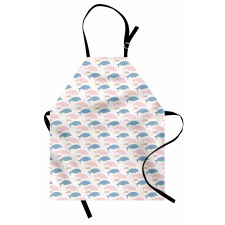 Sea Animals Silhouettes Apron