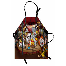 Circus Show Horses Apron