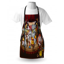 Circus Show Horses Apron