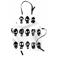 Funny Various Skull Apron