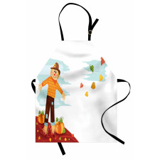 Scarecrow and Fruits Apron