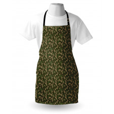 Jungle Marsh Camo Art Apron