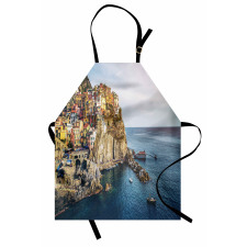 Manarola Village Panorama Apron