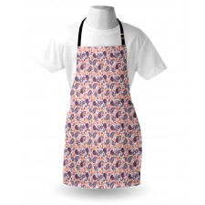 Oriental Floral Art Apron