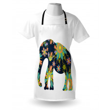 Oriental Floral Elephant Apron