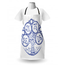 Birds in Botany Circles Apron