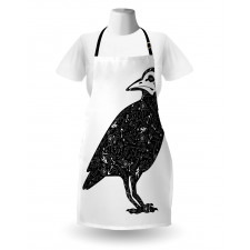 Gothic Art Ornate Bird Apron