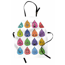 Happy Colorful Kawaii Apron