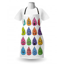 Happy Colorful Kawaii Apron