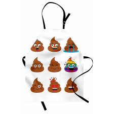 Cartoon Turd Apron