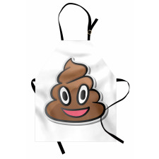 Smiling Face Turd Doodle Apron