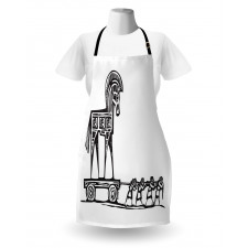 Greek Historic Troy Apron